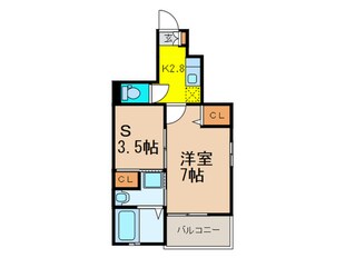 グラース宝塚の物件間取画像